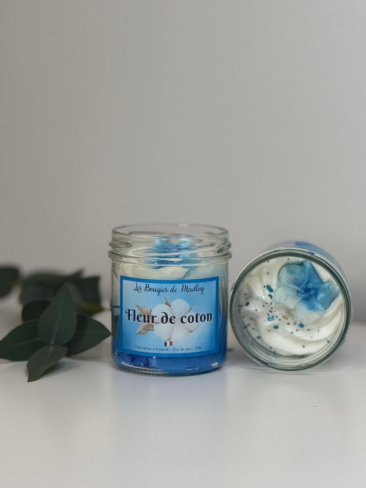 Bougie fleur de coton