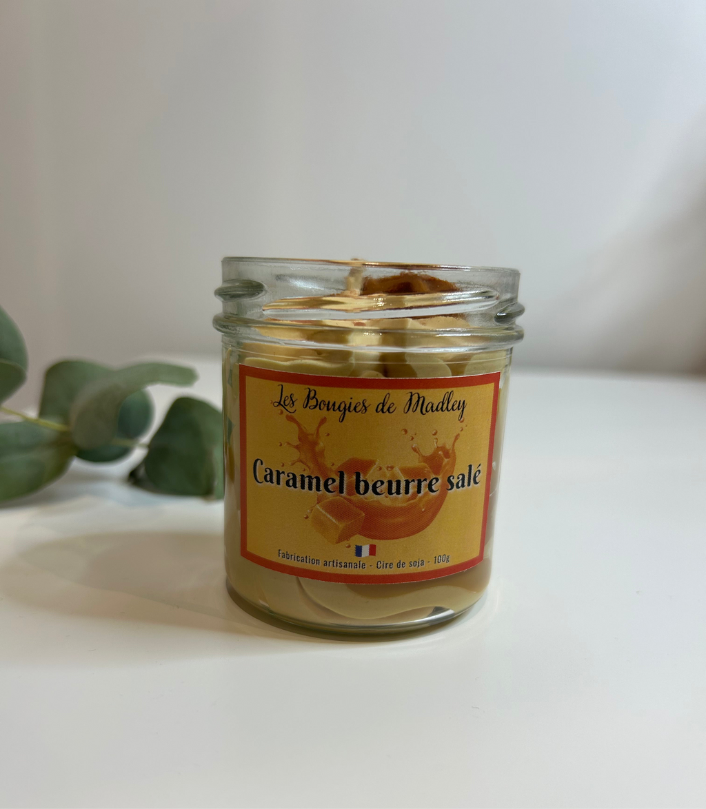 Bougie caramel beurre salé
