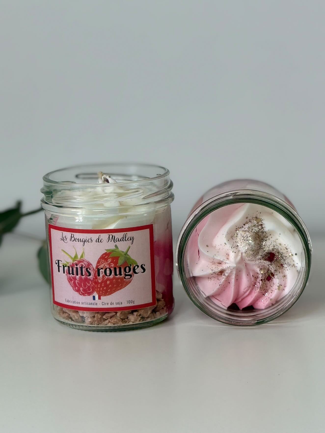 Bougie fruits rouges