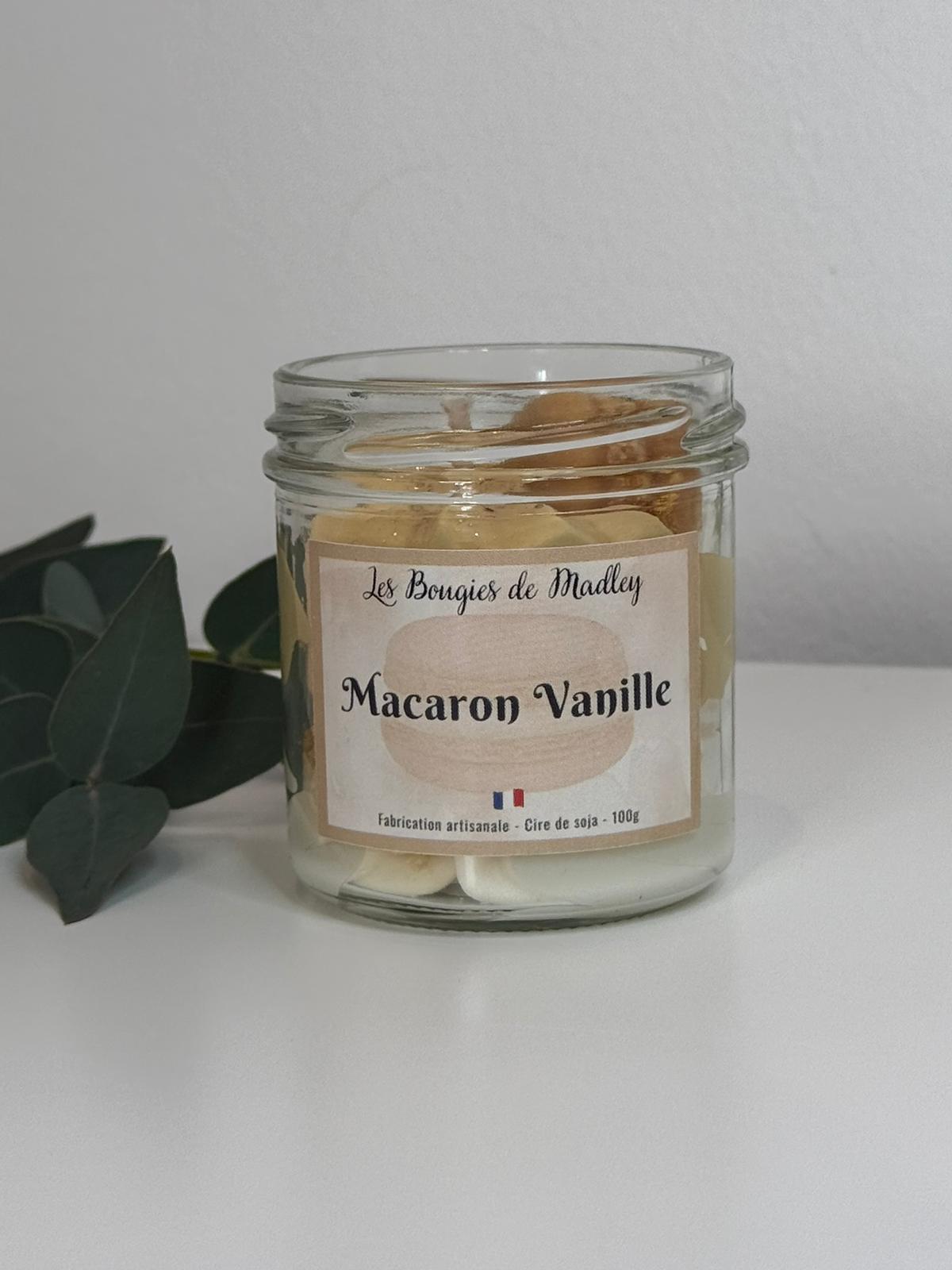 Bougie Macaron Vanille