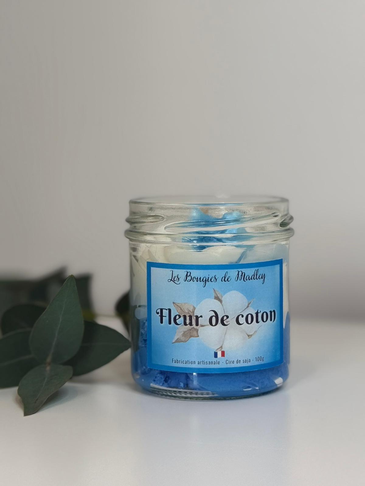 Bougie fleur de coton