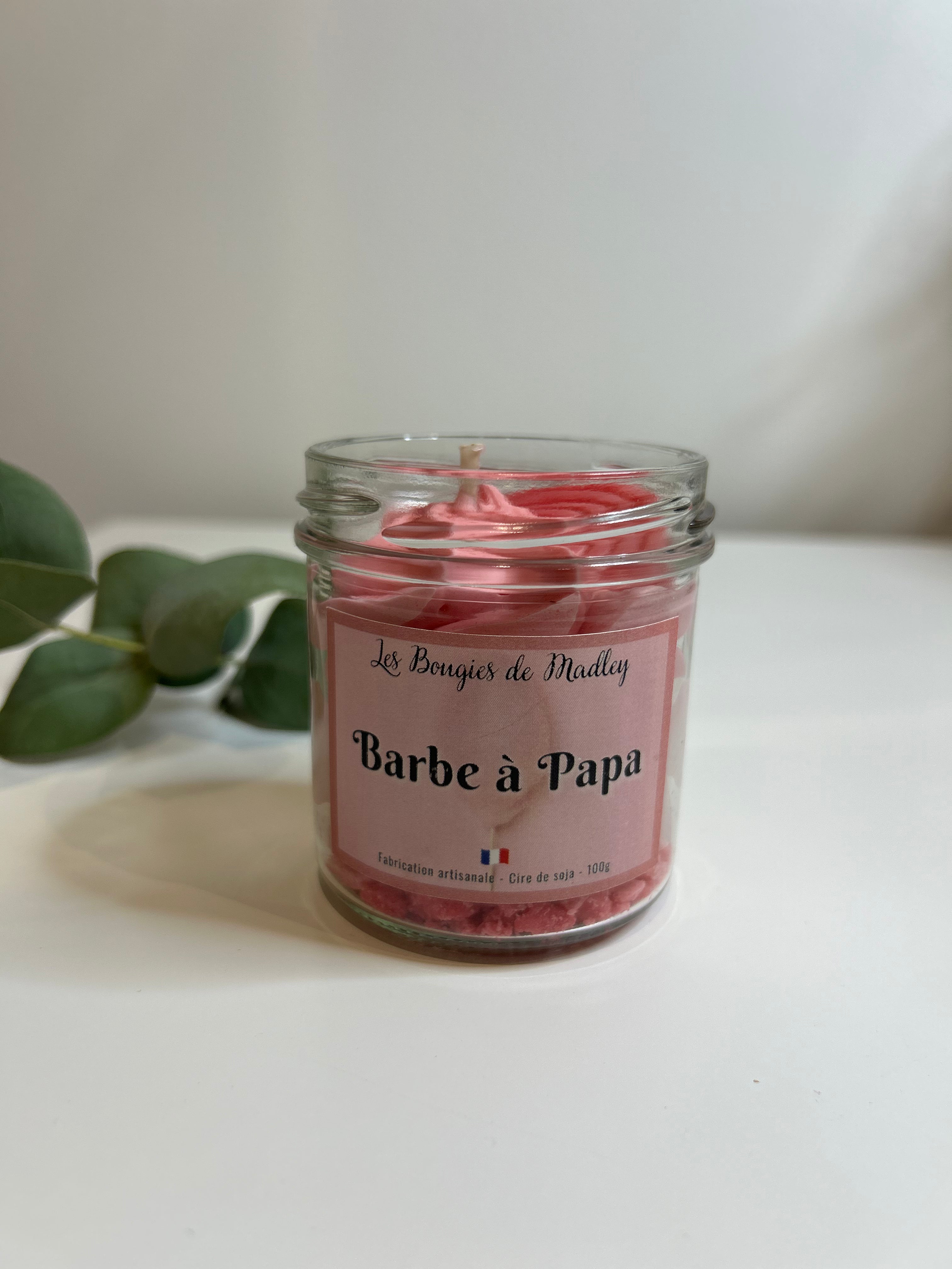 Bougie barbe à papa